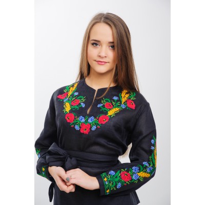 Embroidered blouse "Nocturne"